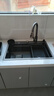 JOMOW水槽5.0加厚厨房大单槽一体盆304不锈钢洗碗池槽多功能洗菜盆GL/d 68*46【5.0加厚】耐磨耐刮 【默认发右下水】左下水需下单备注 实拍图