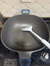 京东京造 钛极炒锅 深煎不粘炒锅多用锅炒菜锅平底燃煤气电磁炉 带蒸格 实拍图