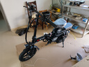 新大洲新国标代驾折叠电动车超长续航 锂电池电瓶助力自行单车轻便迷你小型男女士代步上班用可放后备箱 避震顶配-22减震-松下S级40A纯电≤120km 实拍图