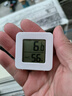温度计室内家用精准婴儿房温湿度计壁挂室干湿计电子数显表高精度 【一只装】白色-迷你温湿度计 实拍图