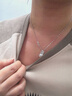 缔晶999足银项链女士银配链单链子无吊坠锁骨链裸链素链学生颈链细链条高级感轻奢 实拍图