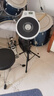 eno伊诺哑鼓垫练习鼓语音款初学者静音多功能架子鼓EMD-60银黑色套装 实拍图