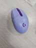 罗技（G）G102 有线游戏鼠标 淡紫色 RGB灯效 轻量化设计 吃鸡鼠标 赛博朋克 200-8000DPI 实拍图