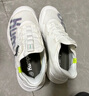 薰风（KUMPOO）羽毛球鞋减震透气纽扣鞋带男女款运动鞋厚羿PRO KH-G826S 白色 42 实拍图