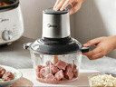 美的（Midea）绞肉机家用多功能小型电动家用搅拌绞肉绞菜馅机料理碎肉玻璃全自动打蒜器大容量JC16B 实拍图