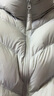 坦博尔泡芙羽绒服女短款连帽秋冬保暖外套25年新款5330278D 霜林灰165 实拍图