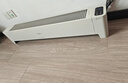 美的（Midea）【APP智能】石墨烯家用踢脚线取暖器 遥控电热电暖器 浴室速热电暖气 节能暖风机全屋升温HDS22LYR 实拍图