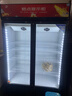 格点大容量饮料柜商用冰柜直冷藏展示柜酒水柜纯风冷无霜保鲜柜超市玻璃门冰箱立式啤酒柜 大双门下机组风冷 360°循环速冷款 实拍图