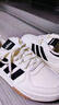 adidas COURTBEAT场下休闲篮球风板鞋男女阿迪达斯官方轻运动   乳白色/黑色   43 实拍图