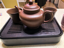 捷安玺小型茶盘家用现代简约小茶台干泡沥水茶盘功夫茶具储水托盘 【竹制茶盘】胡桃木色27*20cm 胡桃木色 实拍图