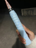 尤尼克斯 尤尼克斯羽毛球拍手胶吸汗带yy超薄吸汗透气防滑平龙骨粘性柄皮 994CR冰蓝 四条装印花平胶 实拍图