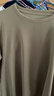 凡客诚品（VANCL）凡客官方店秋季休闲纯色上衣长袖百搭圆领卫衣 浅卡其 3XL 实拍图