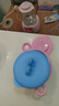 COOKSS婴儿辅食碗恒温注水保温碗316不锈钢宝宝婴幼儿吃饭儿童餐具浅蓝 实拍图