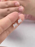QMXDS999足银小猫咪耳钉女士纯银养耳洞睡觉免摘可爱精致耳环女礼物 小猫耳钉一对 实拍图