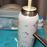 名创优品（MINISO）chiikawa系列公仔随手保温杯吸管杯大容量儿童水杯550ml-哈奇喵 实拍图