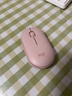 罗技（Logitech）时尚系列 PEBBLE鼠标 无线蓝牙鼠标 办公静音鼠标 女性鼠标对称鼠标 鹅卵石造型 玫瑰粉 实拍图