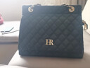 HR赫莲娜女包轻奢高级感大容量女包菱格链条包托特包经典单肩斜挎包 黑色 实拍图