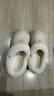 朴西冬季复古博肯防水可拆洗女士棉拖鞋可外穿保暖 浅沙色 40-41 实拍图