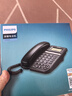 飞利浦（PHILIPS）电话机座机 固定电话 办公家用 10组黑名单/来电指示灯提示CORD026黑色 实拍图