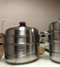 爱仕达（ASD）蒸锅 全304不锈钢 三层家用蒸煮炖汤锅 32CM多层加大不串味蒸笼Q3 实拍图