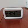 得力（deli）儿童节充电电子闹钟背光家用学生儿童温湿度计床头钟开学升学必备白 LE103A开学必备新年礼物 实拍图