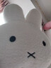 可爱Miffy米菲兔子玩偶卧室靠垫生日礼物床上靠枕沙发毛绒 米菲兔头抱枕 35cm*25cm 含枕芯 实拍图