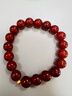 普陀山2026马年本命年红玛瑙手串女款红色天然玛瑙珠黄金手链新年礼物 实拍图