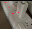 得力（deli）国标安全插座 插线板/插排/排插/插板/接线板/拖线板延长线 独立开关 分控4位1.8米 LU9053(1.8) 实拍图