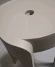 树浩家用塑料加厚凳子可叠放餐椅网红风车餐桌椅子现代简约餐厅书桌用 L.HF升级加强PP材料30cm面-卡其 实拍图