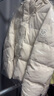 鸭鸭时尚短款羽绒服女士2026年冬季新款百搭小个子连帽面包服学生外套 米白色 M /160(建议选择105-120斤) 实拍图