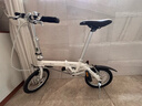 大行（DAHON） 412折叠自行车14英寸单速超轻迷你铝合金学生成人单车BYA412 白色 实拍图
