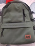 Lee潮流双肩包男高中大学生书包女休闲背包大容量旅行电脑包墨绿色 实拍图