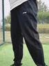 安踏（ANTA）运动裤男士秋冬季新款加绒保暖跑步针织长裤宽松休闲裤子 -1基础黑/单标/【加绒】【90%用户选择】 2XL /185-适合160-180斤 实拍图