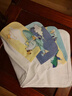babycare隔汗巾儿童纯棉吸汗巾3-6岁宝宝纱布凯斯利天青-24*42cm-3条装 实拍图