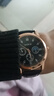 【网红爆款】商务腕表石英运动表休闲皮带男女手表 黑色 实拍图