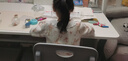 育才儿童学习椅子中小学生写字椅写作业可升降调节家用书桌椅靠背座椅 云感款升降40-52cm+脚踏 灰色科技皮 实拍图