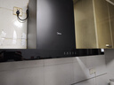 美的（Midea）抽吸排油烟机欧式顶吸式家用自清洁脱排洗抽油烟机燃气灶具 烟灶T201+Q330天然气【套装商品】 实拍图