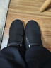 3514保暖羊毛布鞋老人鞋套脚款男士爸爸鞋冬季加厚棉鞋 黑色 40  实拍图