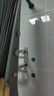 施香曼浴帘套装磁吸免打孔直杆折叠防水防霉布浴室隔断淋浴折叠干湿分离 灰色帘+黑杆+双侧磁吸+挡水 适合150-180墙宽 帘宽1.8米高2米 实拍图