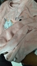 宜爽儿儿童家居服套装春秋冬季宝宝加厚法兰绒睡衣珊瑚绒 粉色彩虹马120 实拍图