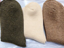 猫人3双装35%羊毛袜子男士袜子男冬季加厚保暖袜男毛圈袜睡眠袜男 实拍图
