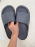 朴西香蕉船情侣凉拖鞋女浴室不易滑室内居家四季拖鞋男 深灰 42-43 实拍图