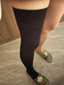振德（ZHENDE）静脉曲张弹力袜医用压力袜二级长筒露趾静脉曲张袜航天款肤色M 实拍图