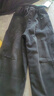 左西男童加绒牛仔裤秋冬款长裤2025新款儿童保暖裤子冬 黑色 130 实拍图