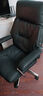 顾全电脑椅人体工学椅真皮办公椅可躺久坐舒适老板椅C570金黑皮 实拍图