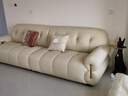 冬熊棉花糖真皮沙发法式奶油风客厅小户型轻奢白色钢琴键云朵沙发 【四人位2.8米】 头层真皮【尊享版-升级靠感-EV重型框架】 实拍图
