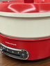 摩飞电器（Morphyrichards）多功能锅电火锅 家用3L烤涮一体电煮锅电炒锅电烧烤料理锅 跨年圣诞礼物电热火锅锅 MR9087 英石红 实拍图