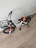 永久（FOREVER）儿童自行车男女款小孩单车可折叠脚踏车4-6-8-10岁辅助轮16寸橙色 实拍图