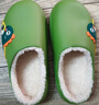 儿童棉拖鞋秋冬爆款加绒保暖毛毛鞋男女童防滑室内居家棉鞋 墨绿色 26.5 内长16.5cm 实拍图