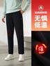 361°运动裤子女秋冬季跑步宽松加绒休闲裤直筒长裤卫裤662444701D 实拍图